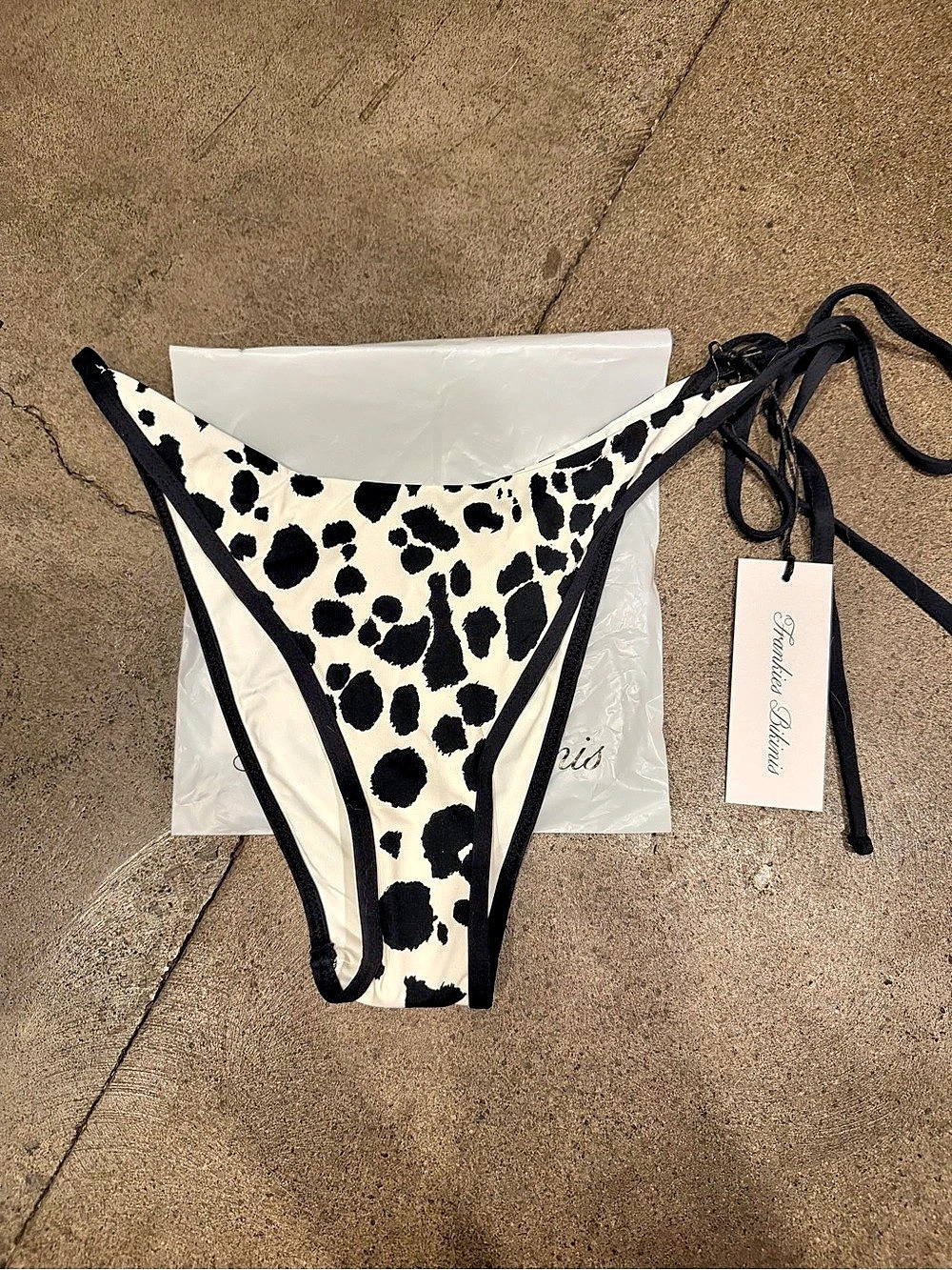 Frankies Bikinis Reece Bottom Animal Print Bikini Bottom Size Small